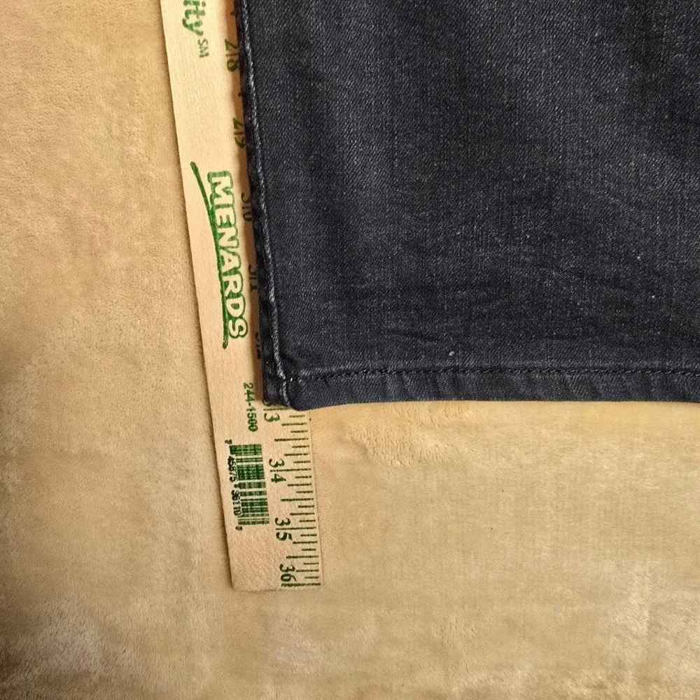 Levis 569 Straight Fit Jeans Mens 36x34‎ Dark Indigo Blue Stretch 893